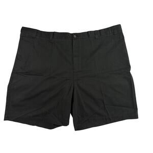 HARBOR BAY Men's Black Shorts 100% Cotton 54